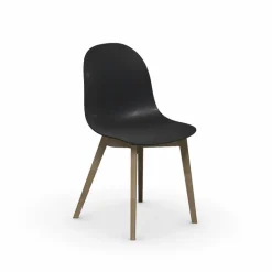 1665 Academy Connubia© Chaise scandinave en polypropylène et bois