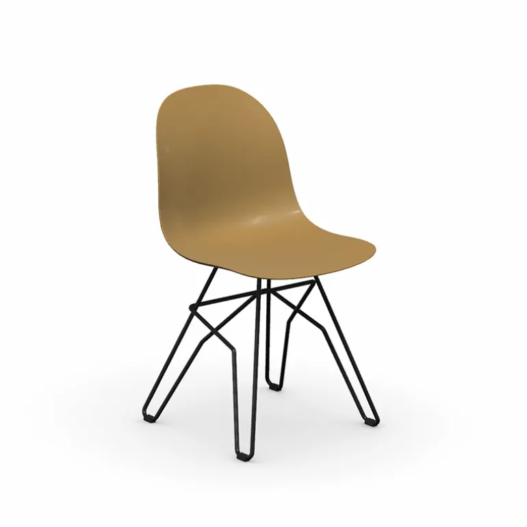 1664 Academy Connubia© Chaise design en polypropylène et métal