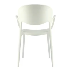 Abby Connubia® Fauteuil de jardin empilable en polypropylène recyclé