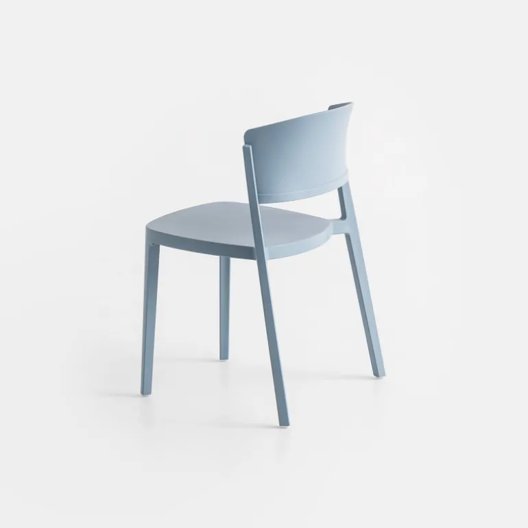 Abuela Chaise de terrasse moderne empilable en technopolymère