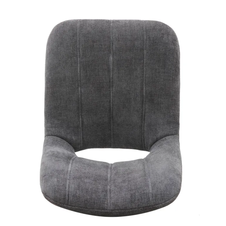 AgatheChaise cosy en tissu avec pieds en métal noir
