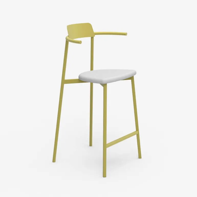 Alice Carrier® Tabouret de bar design en métal made in France