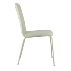 Altea Chaise en tissu et pieds en métal