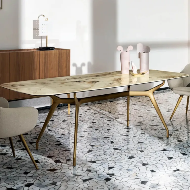 Arkos Sovet® Table design rectangulaire en céramique fabriquée en Italie