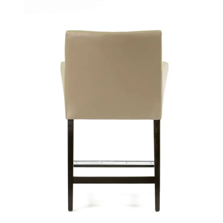 BarMatiz Tabouret snack avec accoudoirs et dossier matelassé
