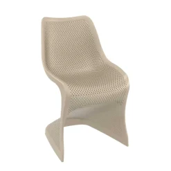 Bloom Chaise de jardin design ajourée en polypropylène