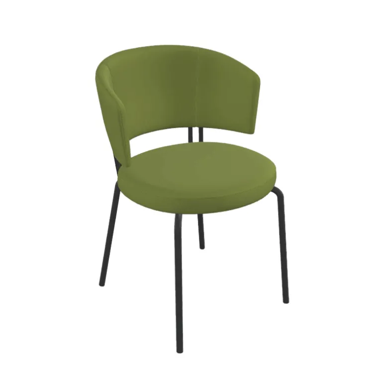 Chaise tendance de salle à manger en simili – Aero