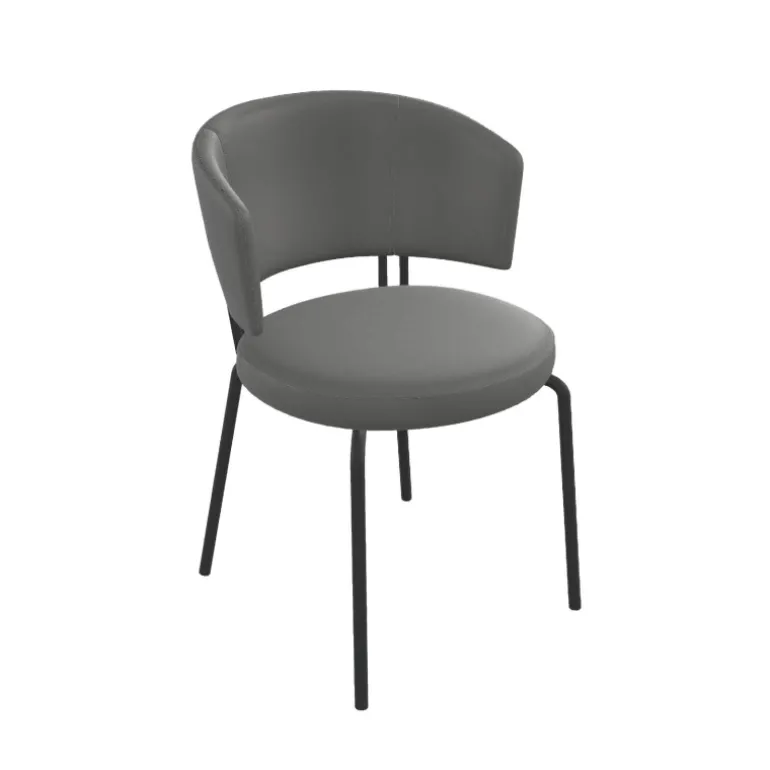 Chaise tendance de salle à manger en simili – Aero