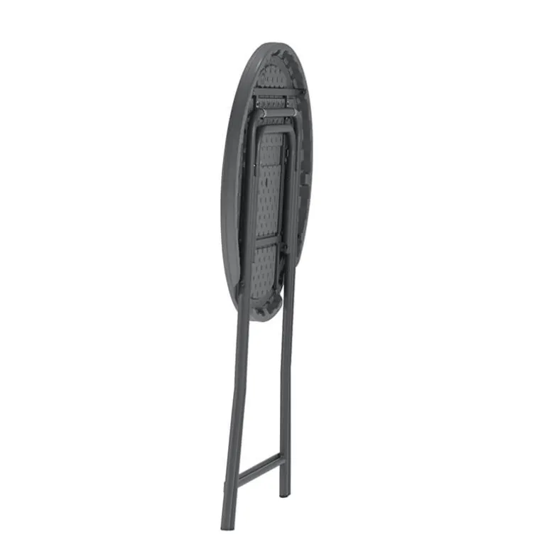 CocktailTable pliante mange debout hauteur 110 cm gris foncé