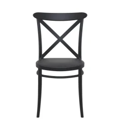 Cross Chaise de terrasse bistrot empilable en polypropylène