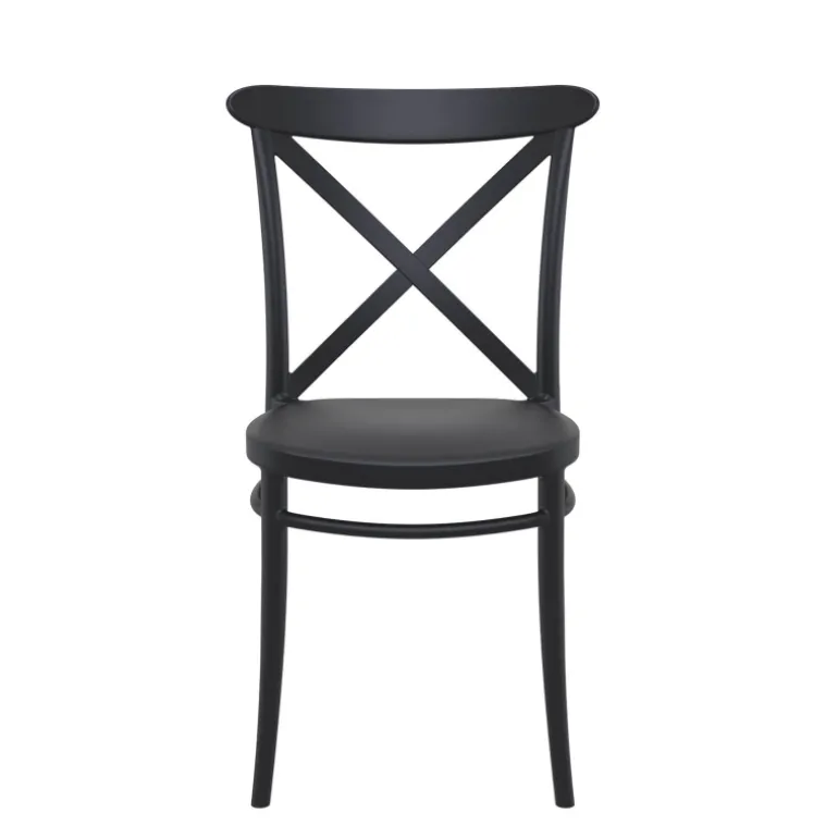 Cross Chaise de terrasse bistrot empilable en polypropylène