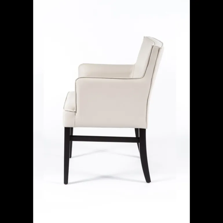 Diem 40 Fauteuil contemporain en synthétique et bois