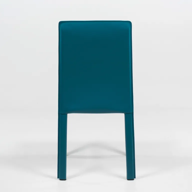 Elisa A Chaise de salle à manger en croûte de cuir