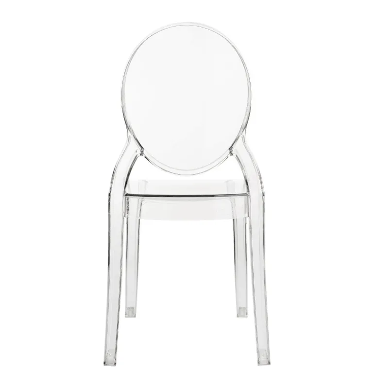 Elizabeth Chaise enfant transparente médaillon
