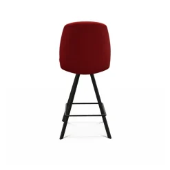 Figaro Tabouret snack pivotant en tissu de fabrication belge