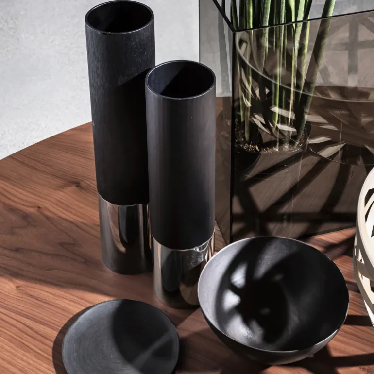 Flûte Sovet® Table ronde design plateau bois