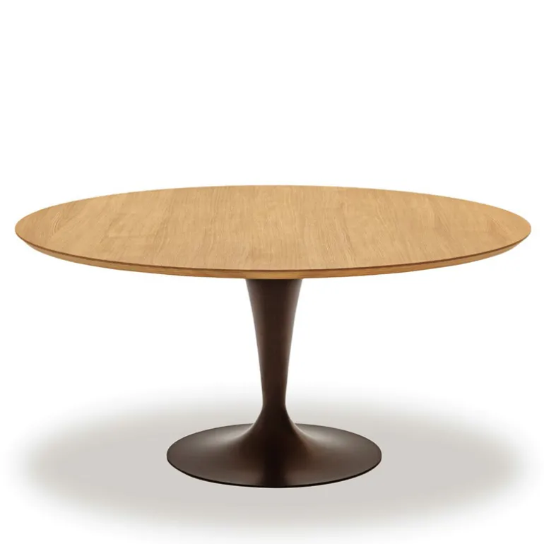 Flûte Sovet® Table ronde design plateau bois