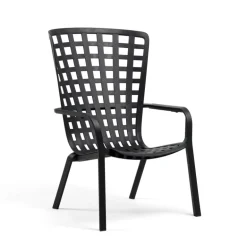 Folio Fauteuil de jardin réglable et empilable en polypropylène design