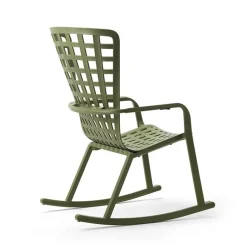 Folio Rocking chair design extérieur réglable en polypropylène