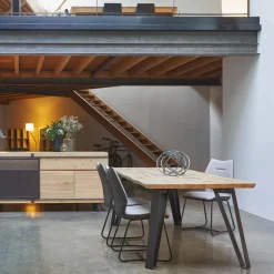 Fusion Table design style industriel pieds en épingle