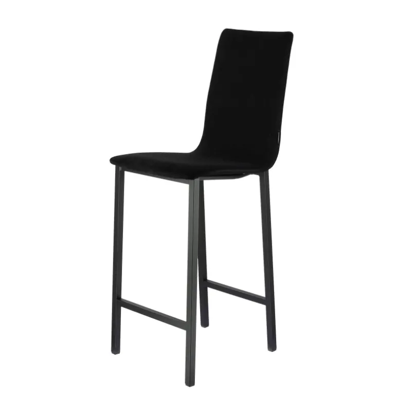 Koko Mobliberica® Tabouret snack en tissu dossier haut