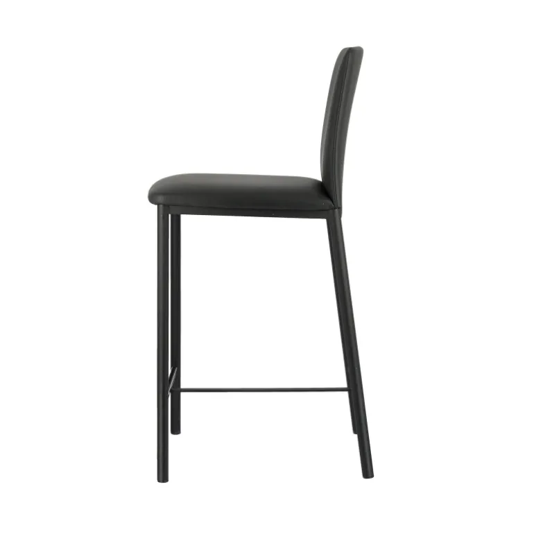 Loft Tabouret snack contemporain en simili et métal
