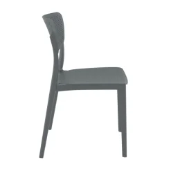 Lucy Chaise de jardin en polypropylène micro perforé