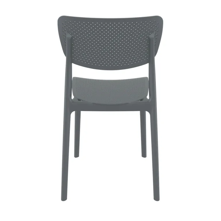 Lucy Chaise de jardin en polypropylène micro perforé