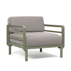 Maximo Fauteuil de jardin relax modulable avec accoudoirs
