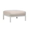 Maximo Pouf de jardin en polypropylène et tissu