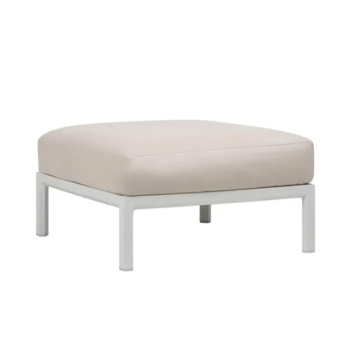 Maximo Pouf de jardin en polypropylène et tissu
