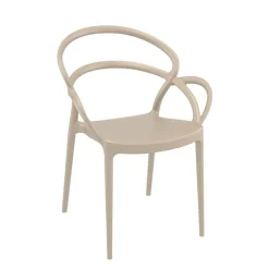 Mila Fauteuil de jardin design en polypropylène