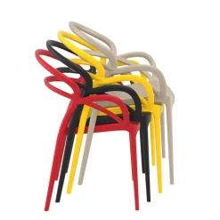 Mila Fauteuil de jardin design en polypropylène