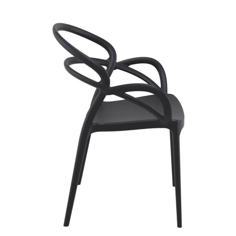 Mila Fauteuil design empilable en polypropylène