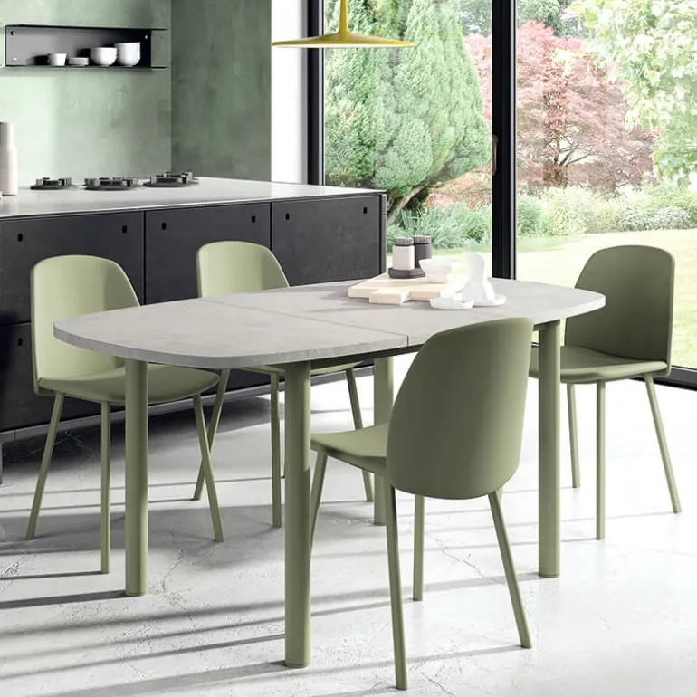 Olivia Chaise tendance rembourrée en simili avec pieds en métal