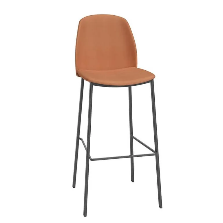 Olivia Tabouret de bar tendance rembourré en simili