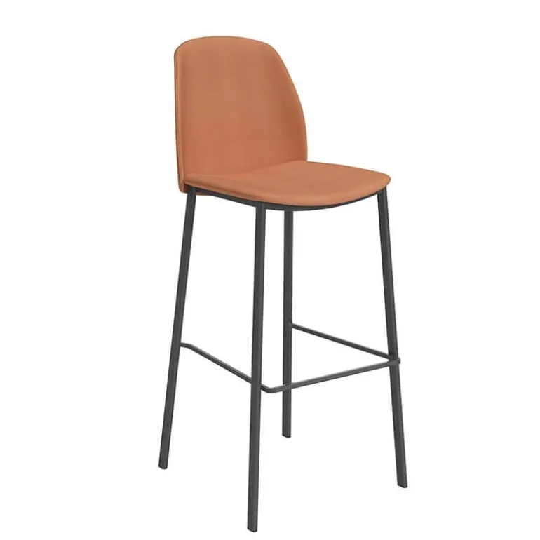 Olivia Tabouret de bar tendance rembourré en simili