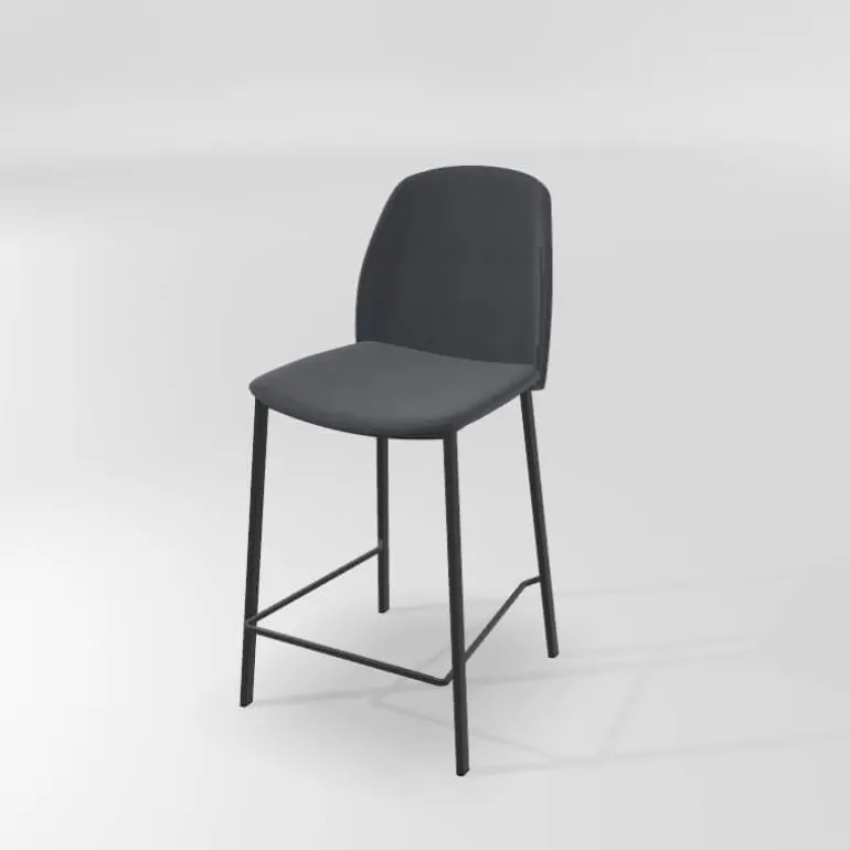 Olivia Tabouret snack moderne en tissu
