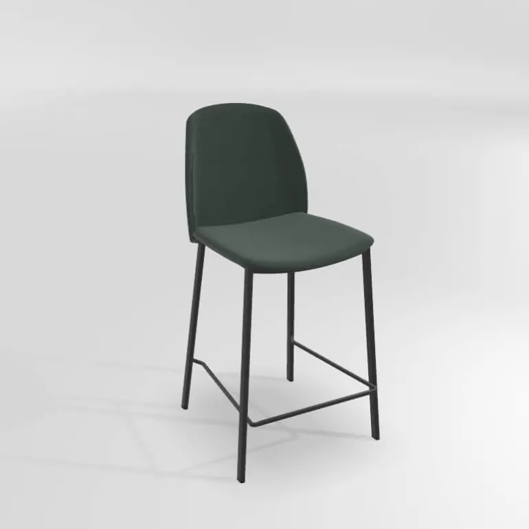 Olivia Tabouret snack moderne en tissu