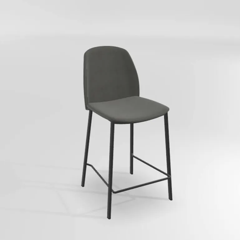 Olivia Tabouret snack moderne en tissu