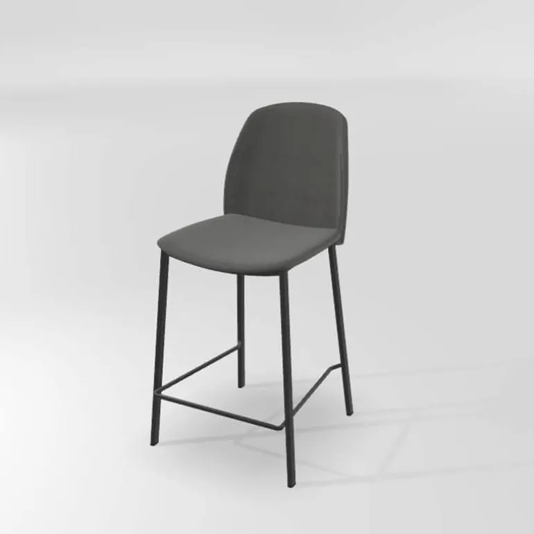 Olivia Tabouret snack moderne en tissu