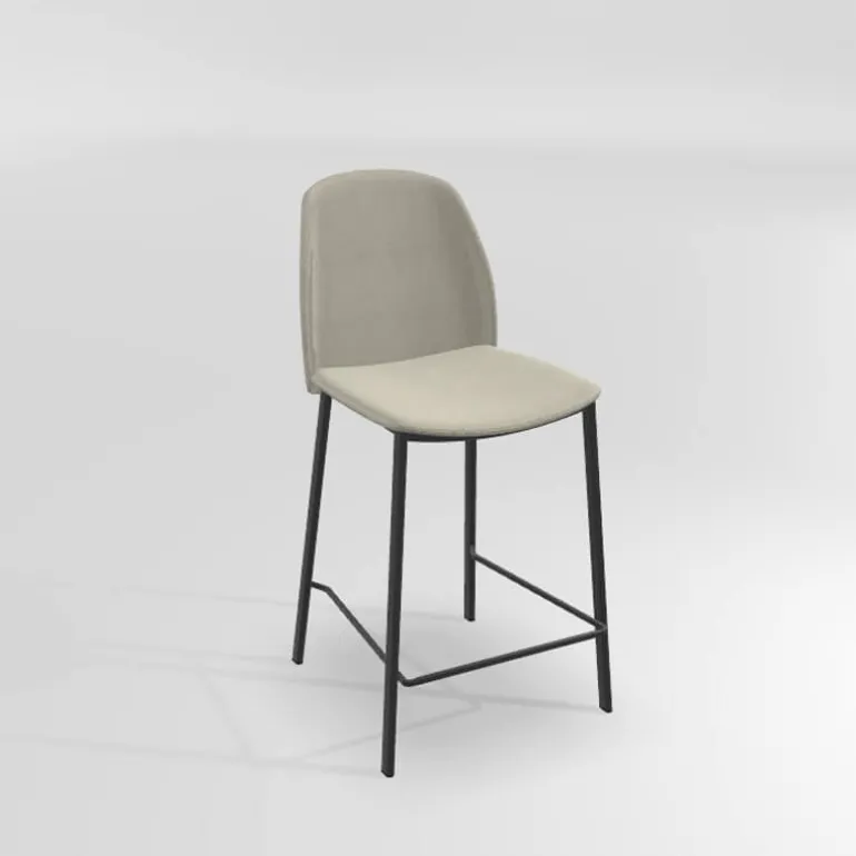 Olivia Tabouret snack moderne en tissu