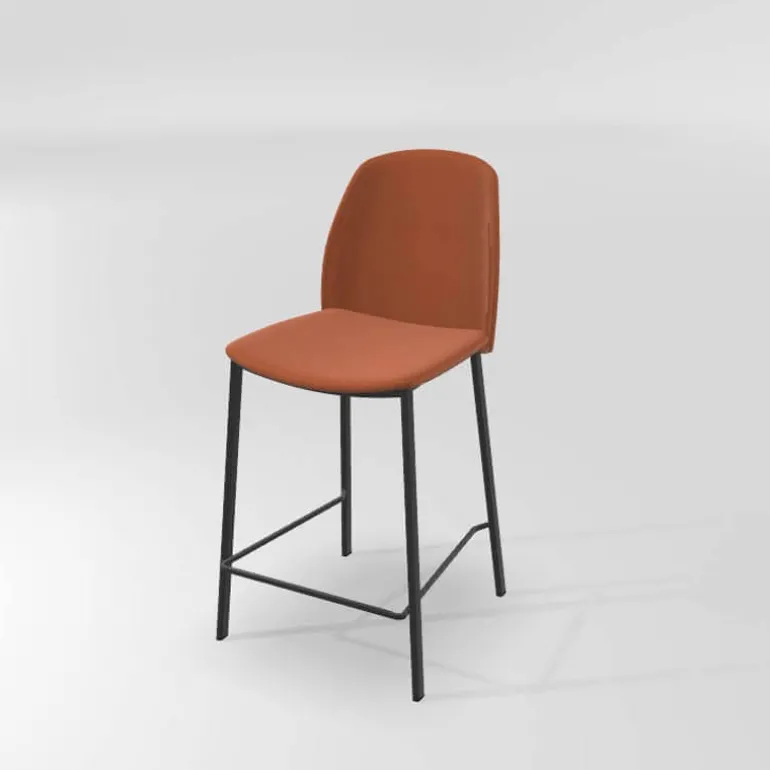 Olivia Tabouret snack moderne en tissu