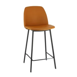 Olivia Tabouret snack tendance en simili rembourré