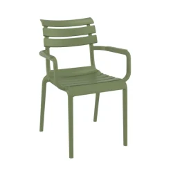 Paris Fauteuil moderne empilable en polypropylène