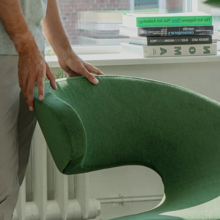 Peel Club Varier® Fauteuil de relaxation design et inclinable en tissu