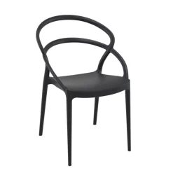 Pia Chaise de jardin tendance empilable en polypropylène
