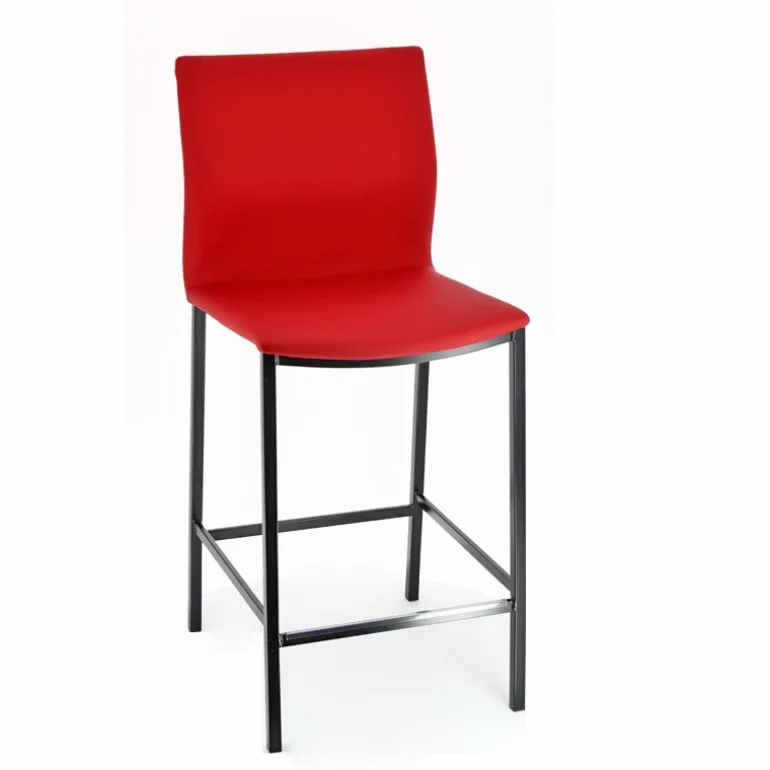 Sierra Tabouret snack en métal et simili