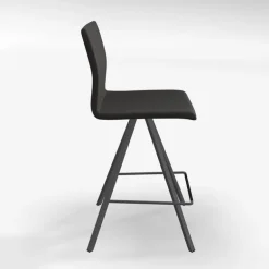 Silva Tabouret snack design tissu et métal