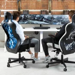 Sitness RS Sport Chaise gamer design dossier avec filet